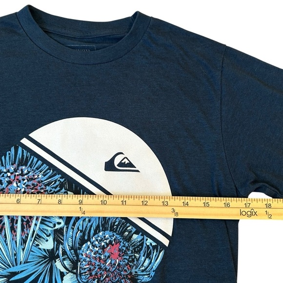 Quiksilver Blue Short Sleeve Tee - Picture 3 of 6